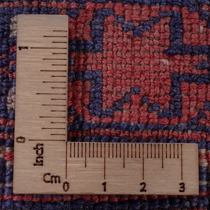 Kelim Afghan Teppich 159x170cm - dunkelrot