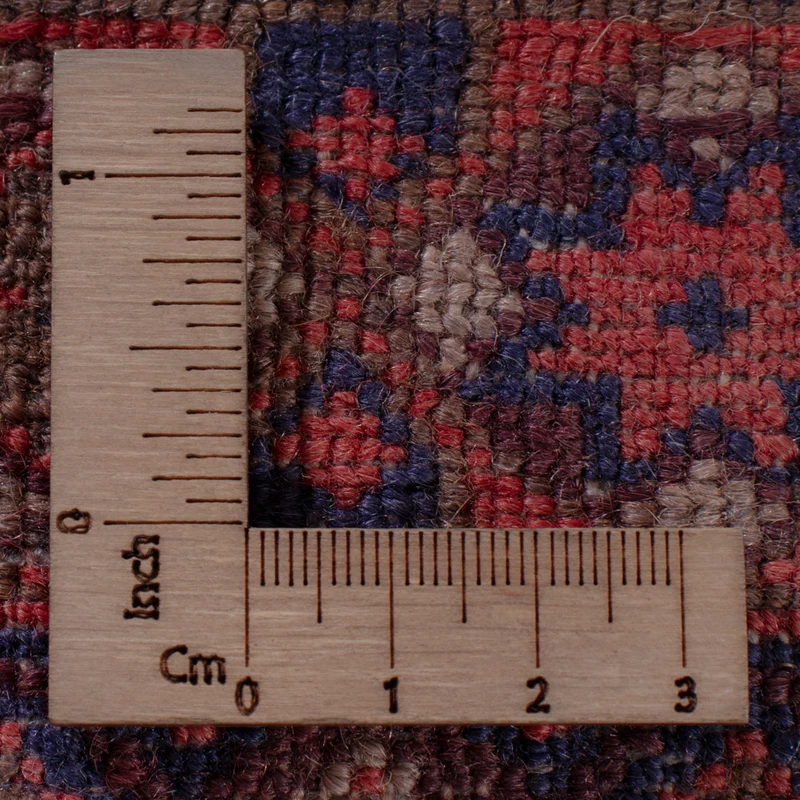 Kelim Afghan Teppich 145x193cm - dunkelrot