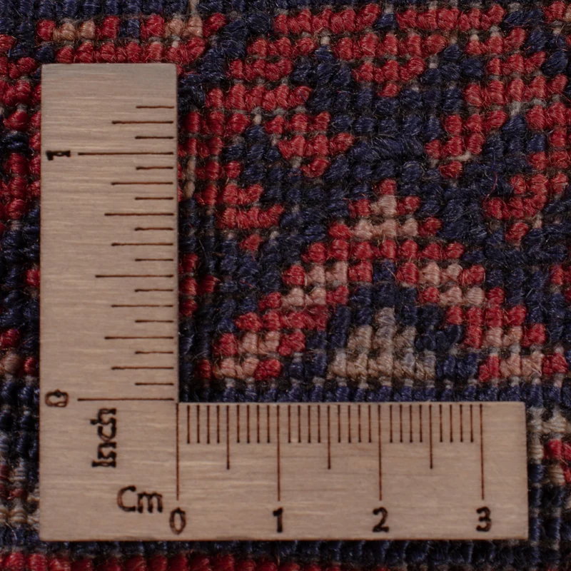 Kelim Afghan Teppich 139x195cm - dunkelrot