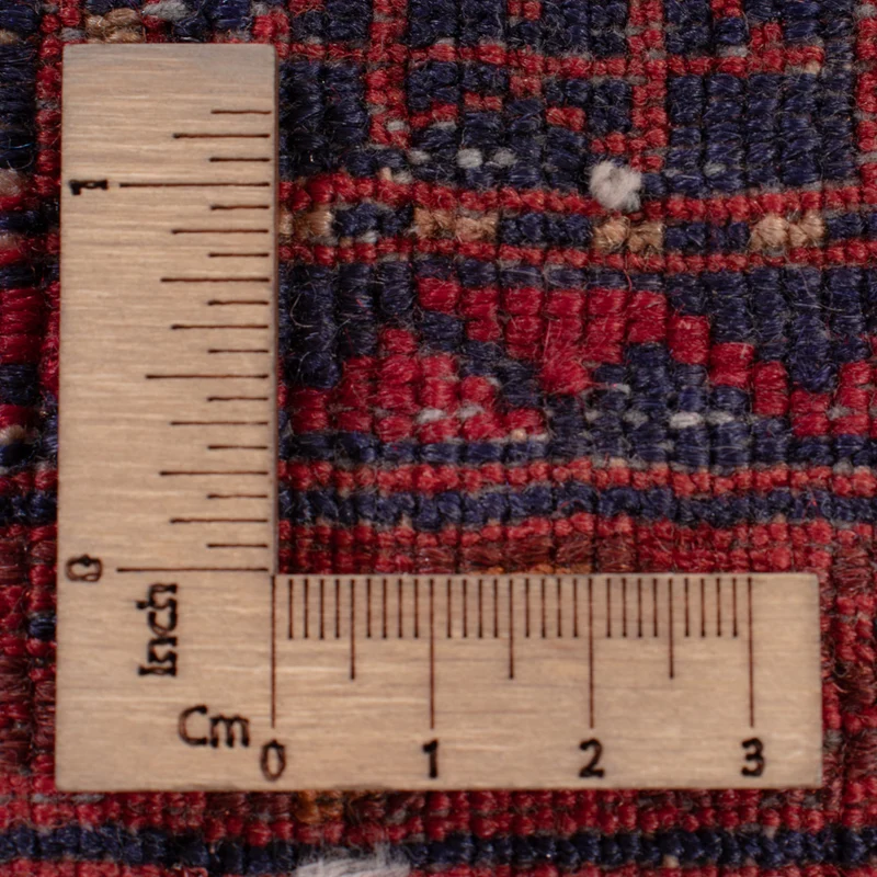 Kelim Afghan Teppich 151x179cm - dunkelrot