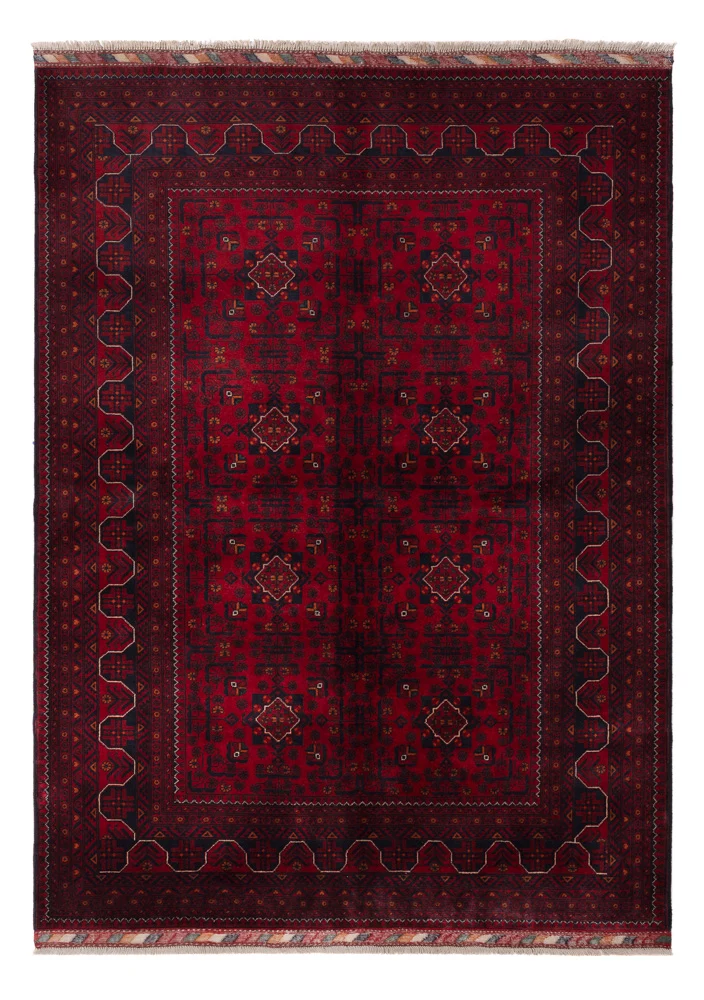 Khal Mohammadi Teppich 170x244cm - Orientteppich - dunkelrot