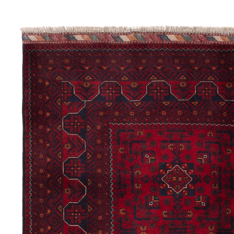 Khal Mohammadi Teppich 170x244cm - Orientteppich - dunkelrot