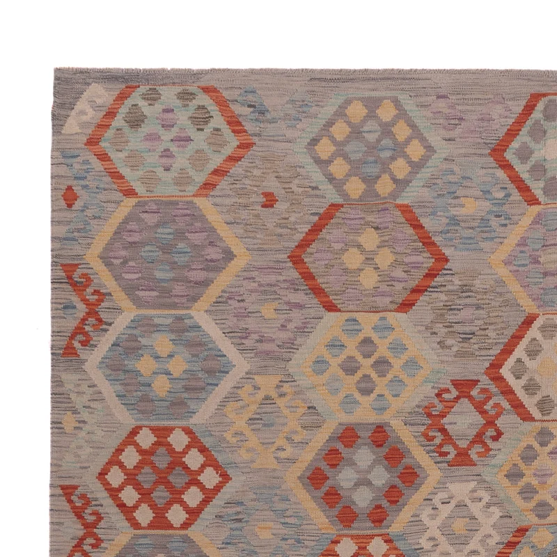 Kelim Maimene Teppich 257x342cm - mehrfarbig