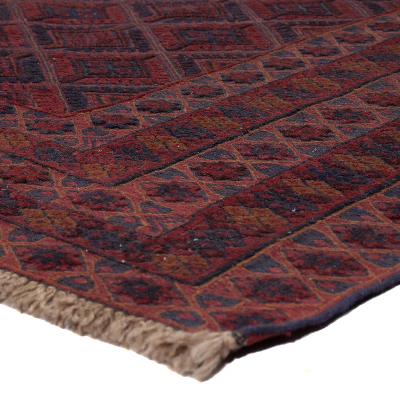 Kelim Afghan Teppich 162x210cm - dunkelbeige