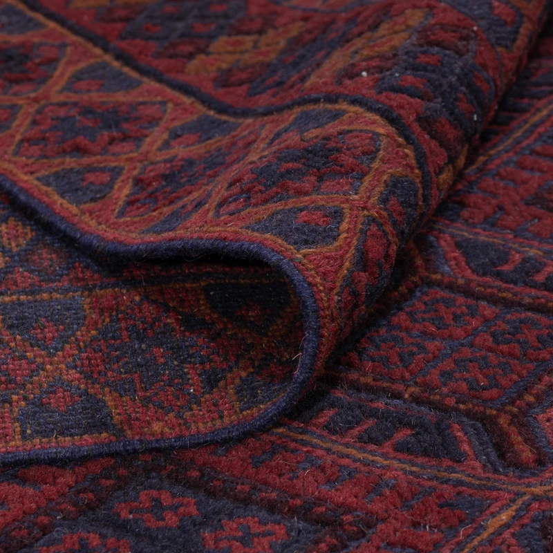 Kelim Afghan Teppich 162x210cm - dunkelbeige