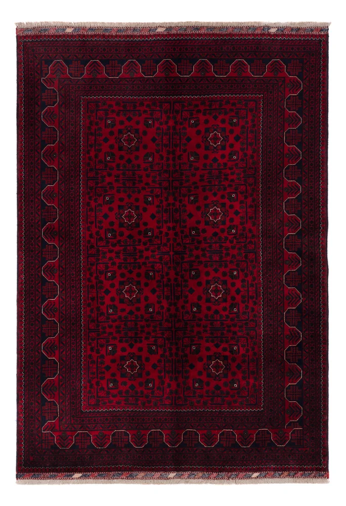 Khal Mohammadi Teppich 170x237cm - Orientteppich - dunkelrot