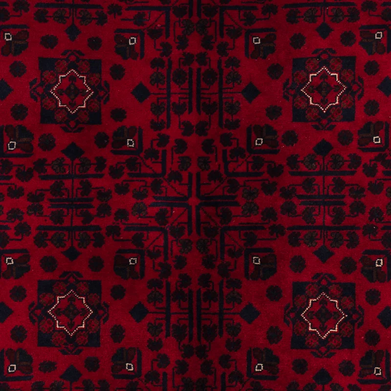 Khal Mohammadi Teppich 170x237cm - Orientteppich - dunkelrot