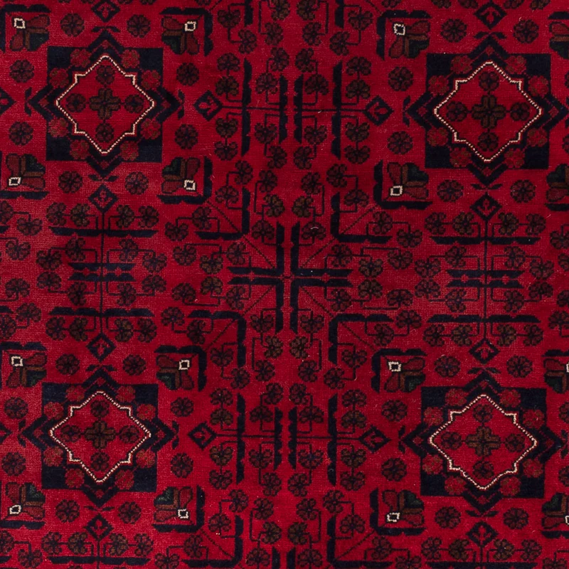 Khal Mohammadi Teppich 167x235cm - Orientteppich - dunkelrot