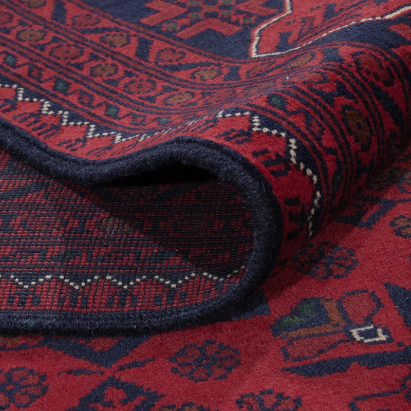 Khal Mohammadi Teppich 167x235cm - Orientteppich - dunkelrot