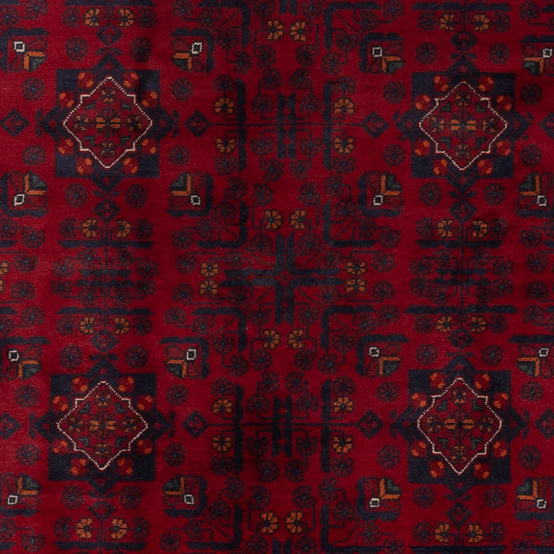 Khal Mohammadi Teppich 167x236cm - Orientteppich - dunkelrot