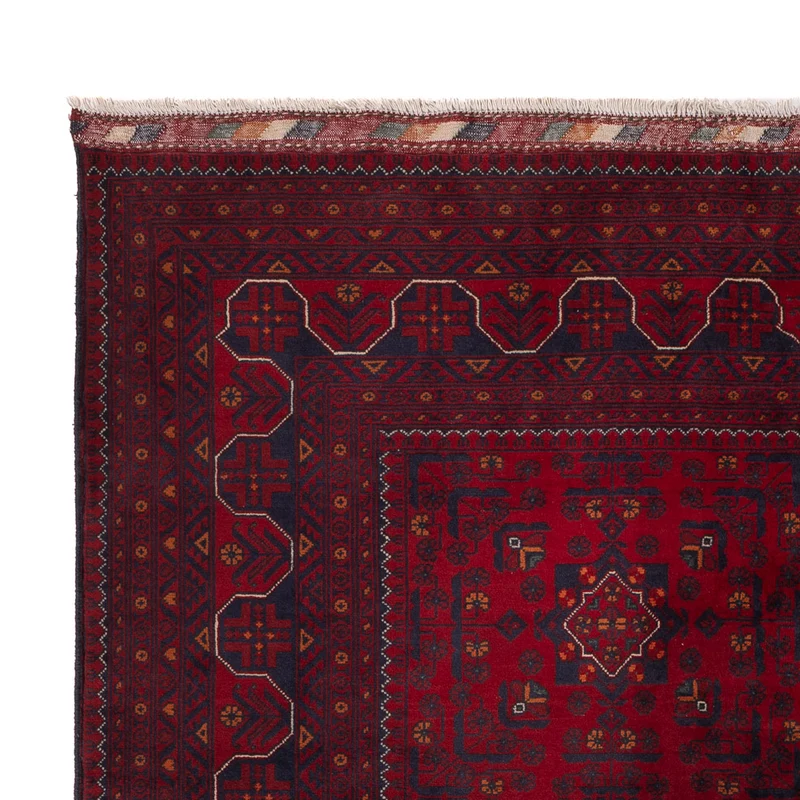 Khal Mohammadi Teppich 167x236cm - Orientteppich - dunkelrot