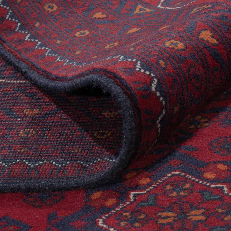 Khal Mohammadi Teppich 167x236cm - Orientteppich - dunkelrot