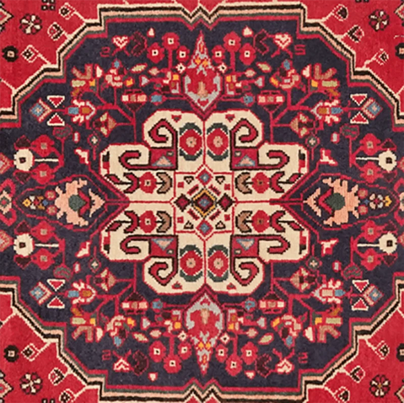 Gashgai · Handgeknüpft – Rot, 65x62 cm