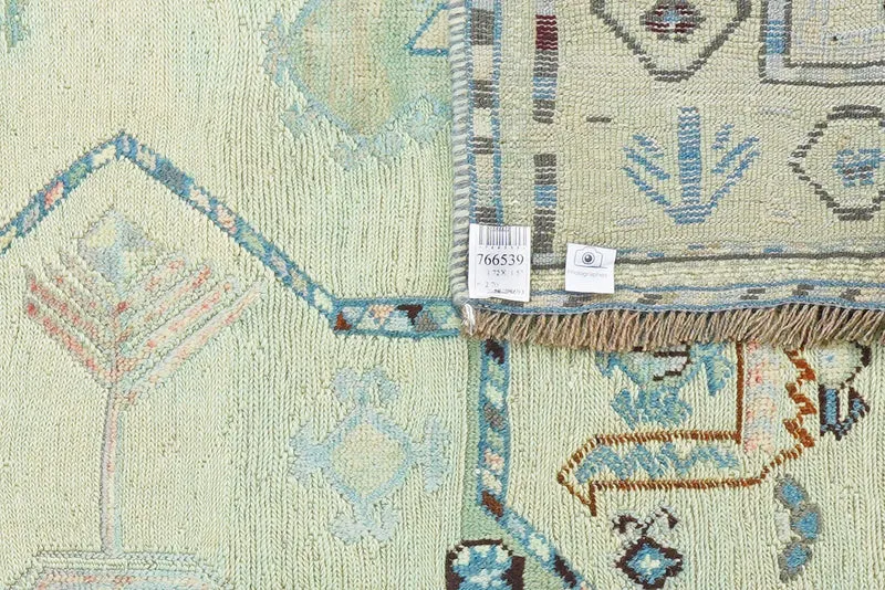 Kelim Belutch · Handgewebt – Grün, 172x157 cm