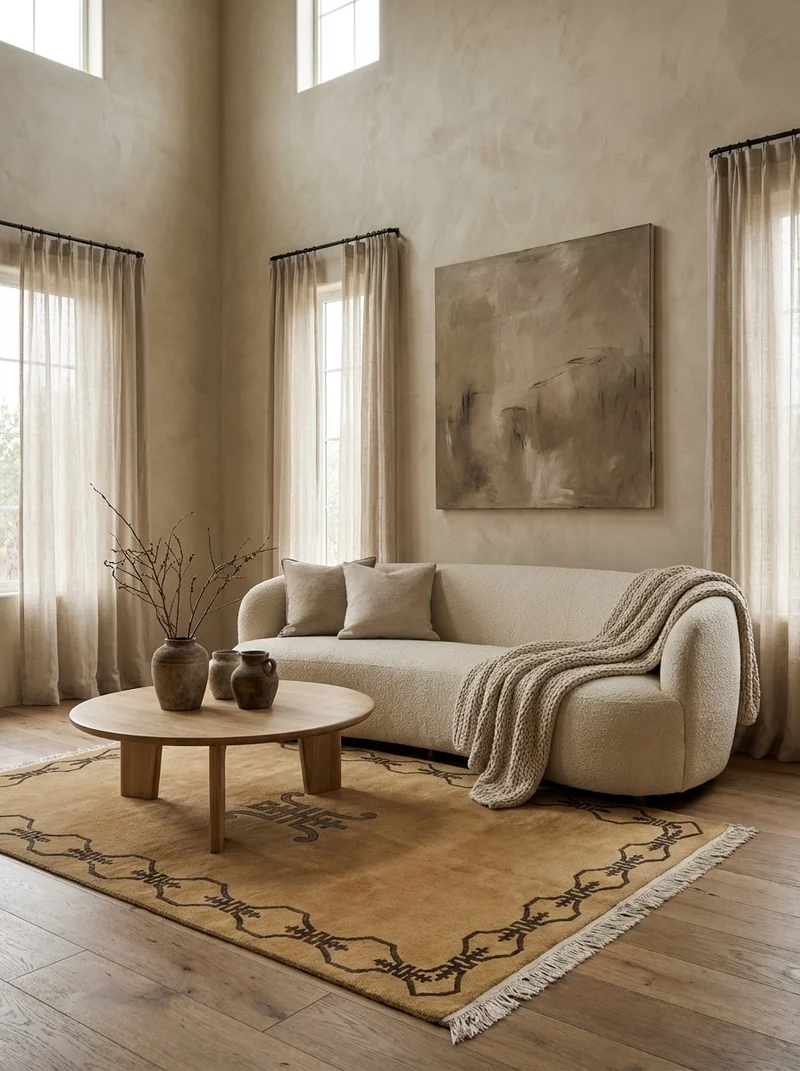 China · Handgeknüpft – Beige, 183x122 cm