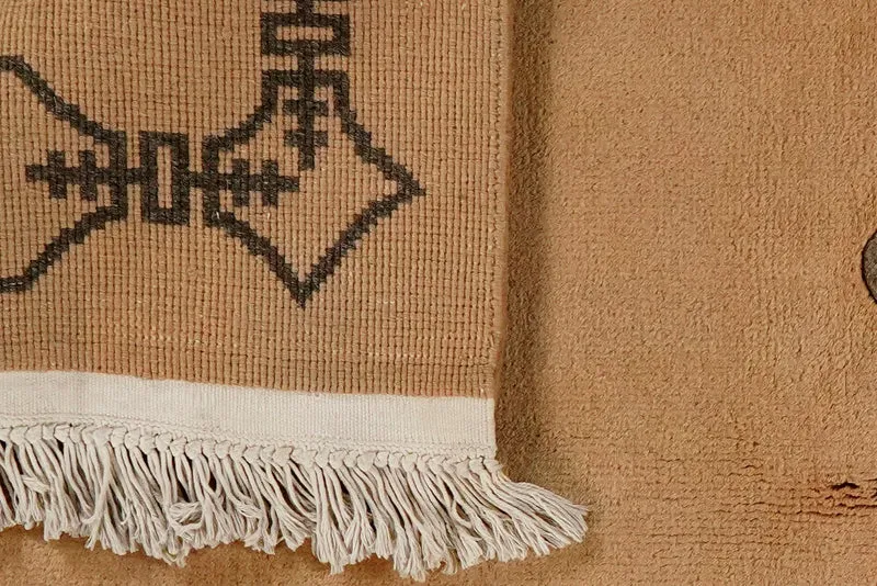 China · Handgeknüpft – Beige, 183x122 cm