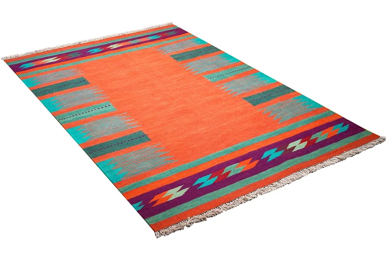 Kelim Gashgai · Handgewebt – Rot, 177x123 cm
