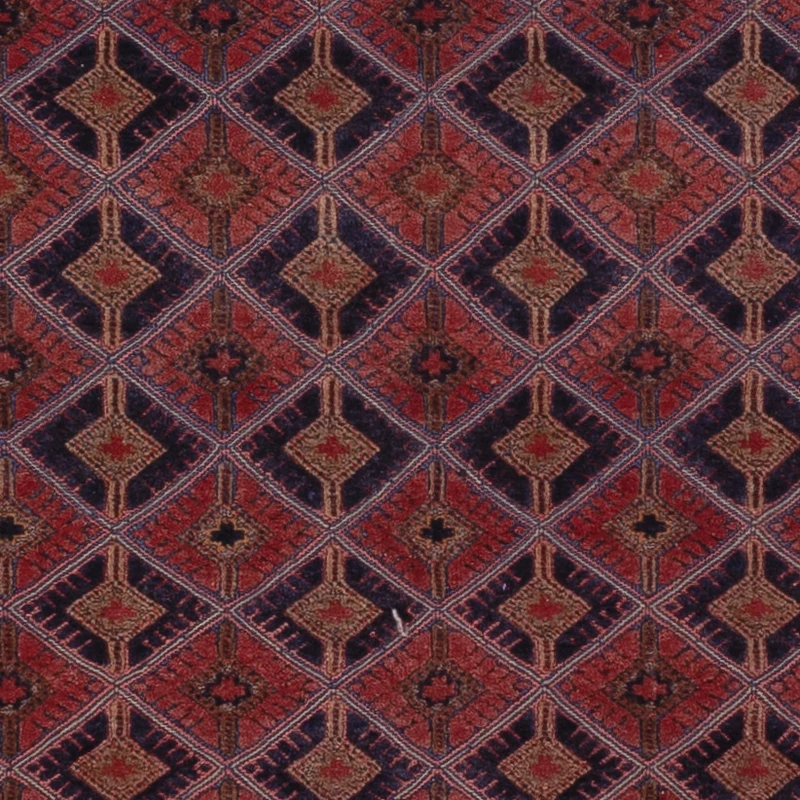 Kelim Afghan Teppich 158x183cm - dunkelrot