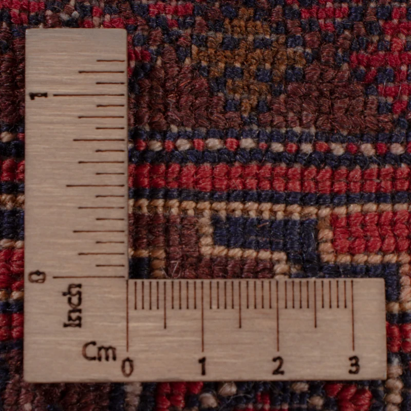 Kelim Afghan Teppich 145x195cm - dunkelrot