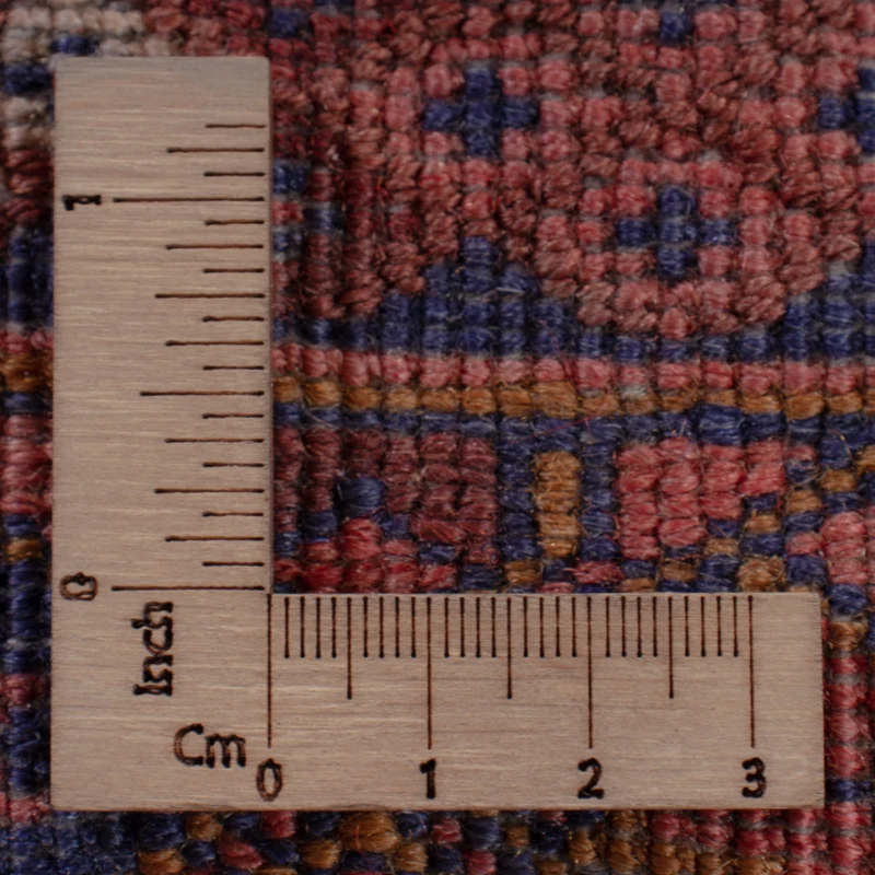 Kelim Afghan Teppich 141x201cm - dunkelrot