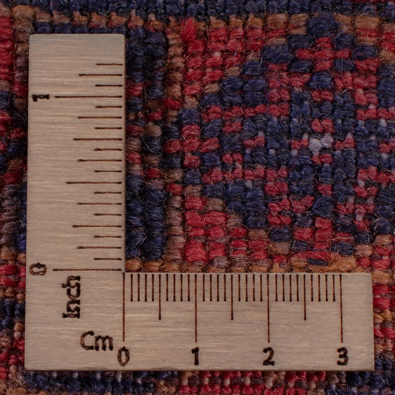Kelim Afghan Teppich 150x187cm - dunkelrot