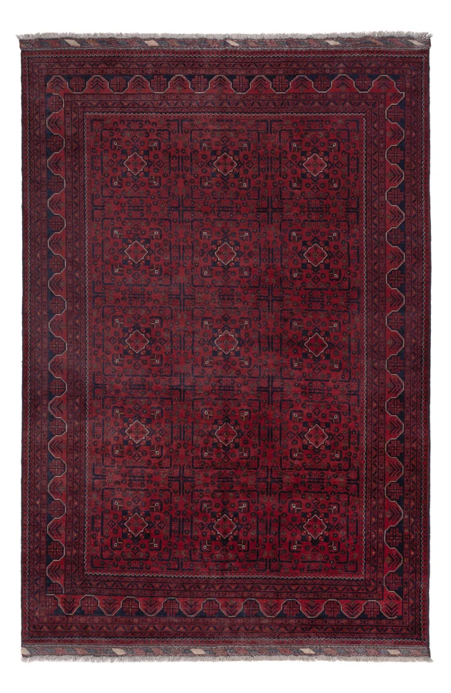 Khal Mohammadi Teppich 199x301cm - Orientteppich - dunkelrot