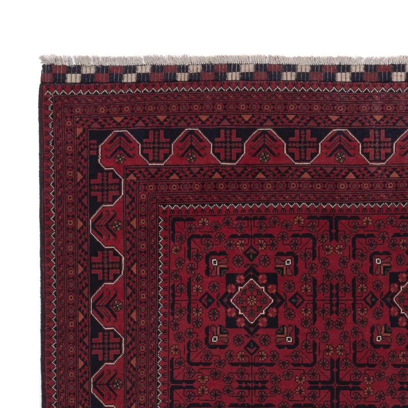 Khal Mohammadi Teppich 197x300cm - Orientteppich - dunkelrot