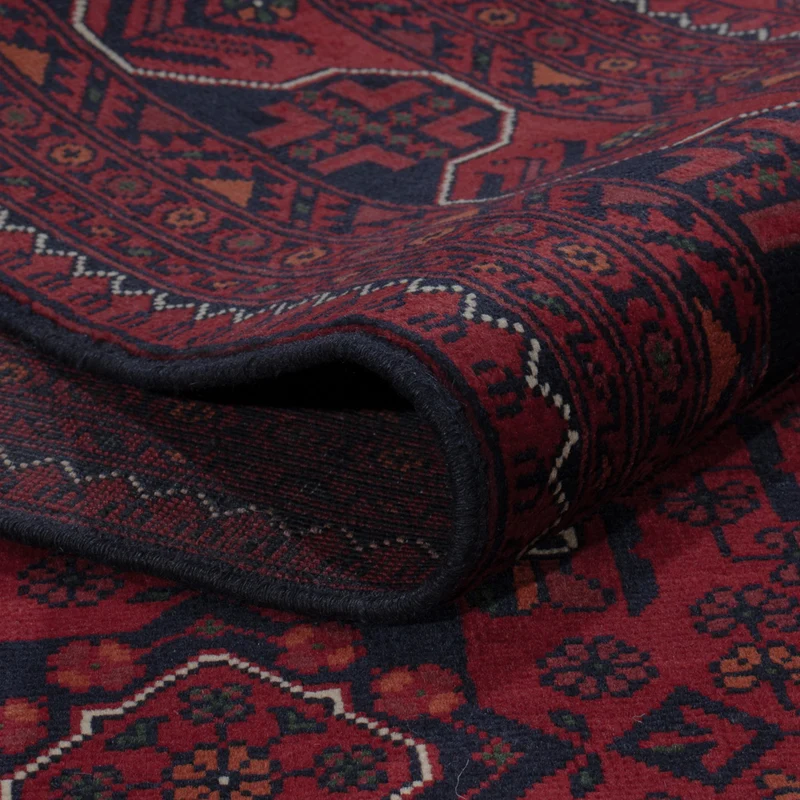 Khal Mohammadi Teppich 197x300cm - Orientteppich - dunkelrot