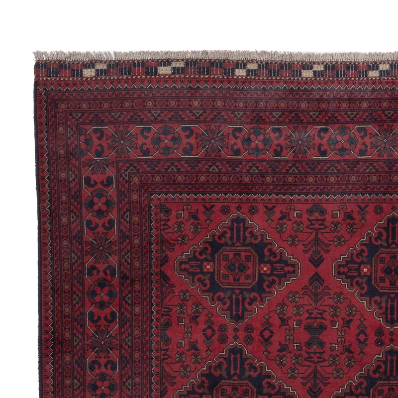 Khal Mohammadi Teppich 200x298cm - Orientteppich - dunkelrot