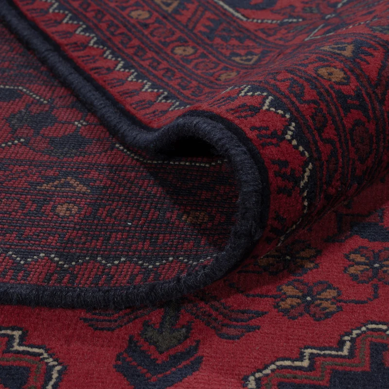 Khal Mohammadi Teppich 200x298cm - Orientteppich - dunkelrot