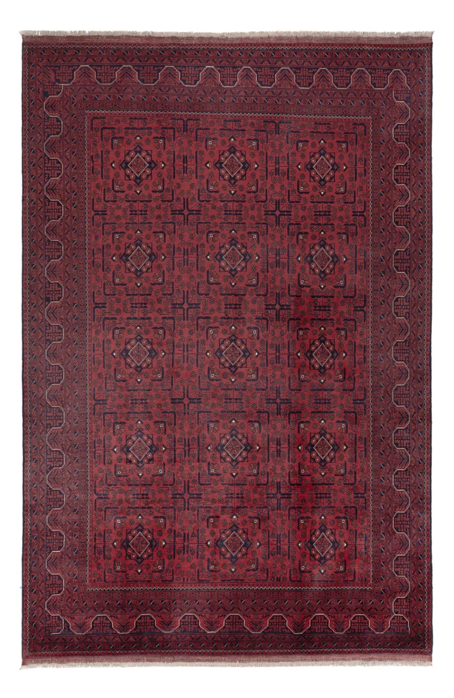 Khal Mohammadi Teppich 196x299cm - Orientteppich - dunkelrot