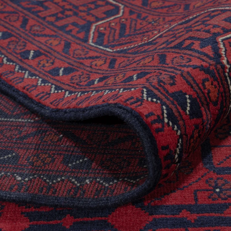 Khal Mohammadi Teppich 196x299cm - Orientteppich - dunkelrot
