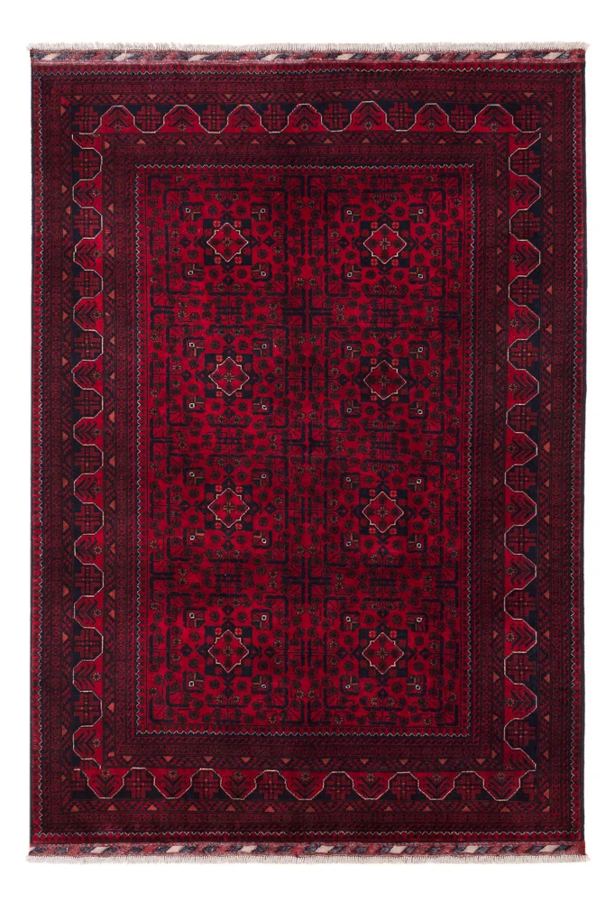 Khal Mohammadi Teppich 168x238cm - Orientteppich - dunkelrot