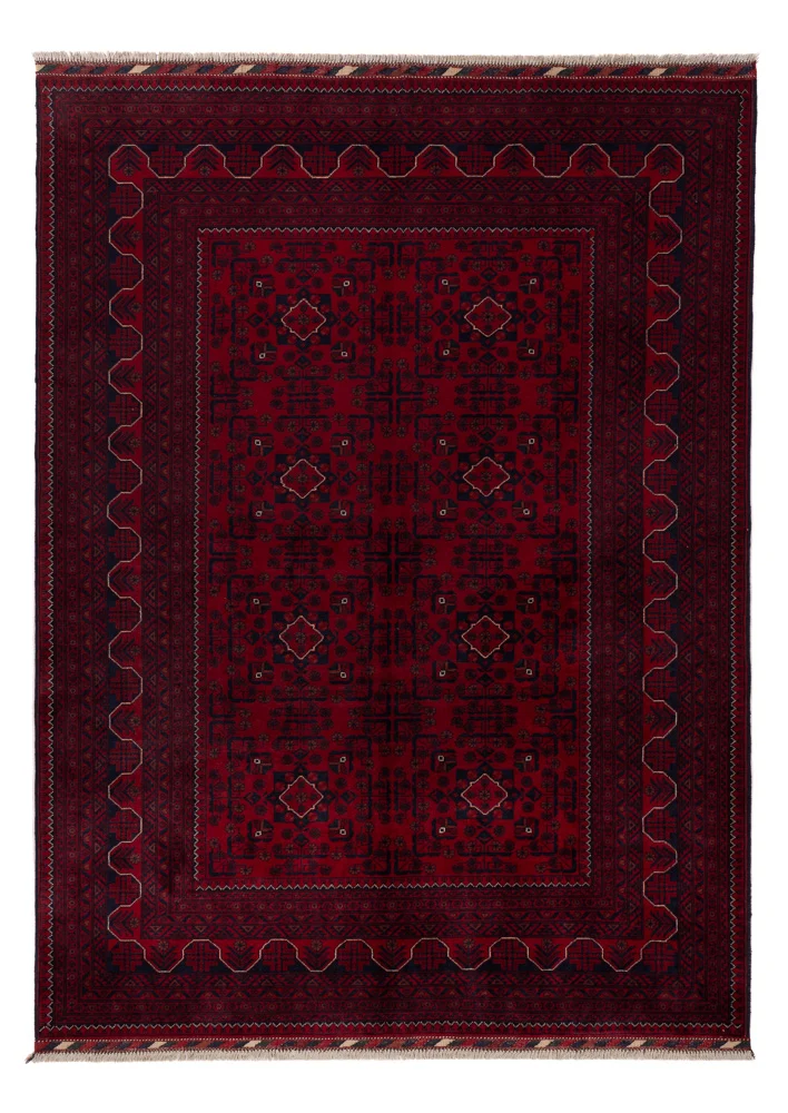 Khal Mohammadi Teppich 170x233cm - Orientteppich - dunkelrot