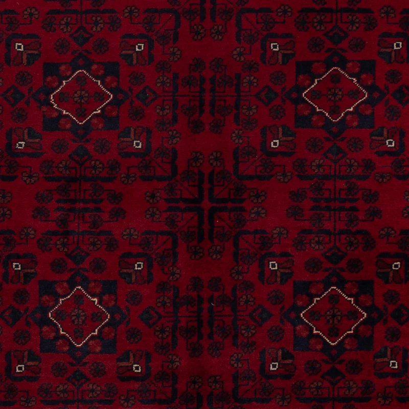 Khal Mohammadi Teppich 170x233cm - Orientteppich - dunkelrot