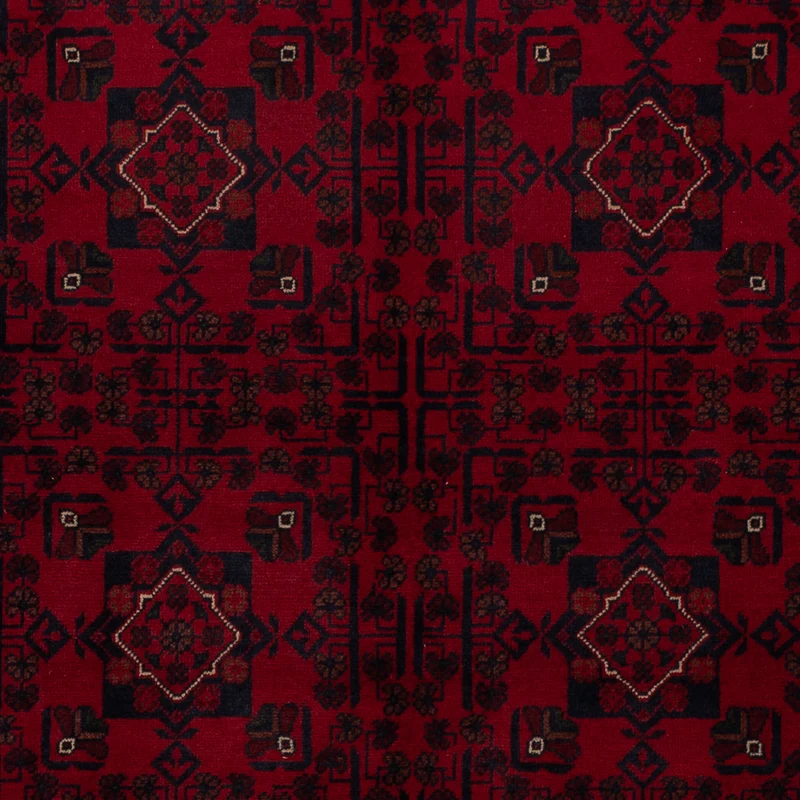 Khal Mohammadi Teppich 162x245cm - Orientteppich - dunkelrot