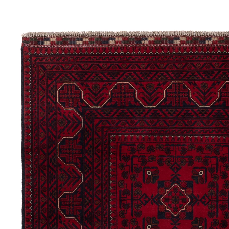 Khal Mohammadi Teppich 162x245cm - Orientteppich - dunkelrot