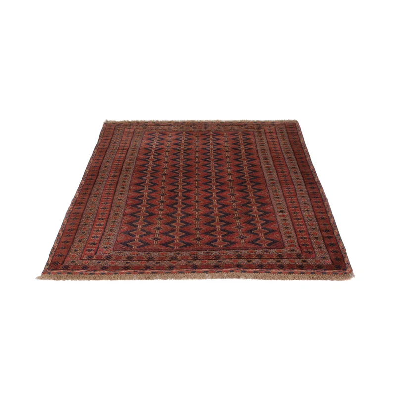 Kelim Afghan Teppich 130x180cm - dunkelrot