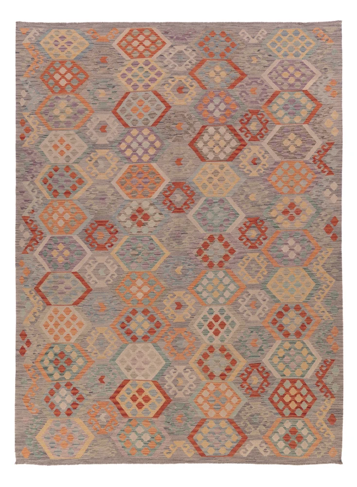 Kelim Maimene Teppich 245x339cm - mehrfarbig