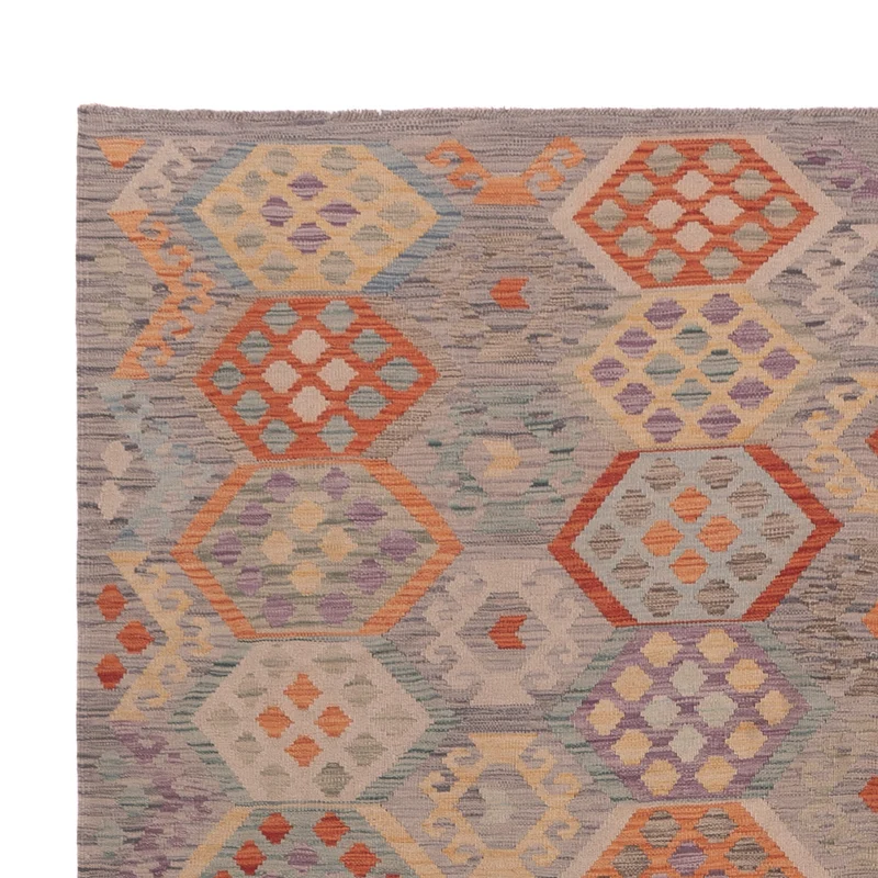 Kelim Maimene Teppich 245x339cm - mehrfarbig