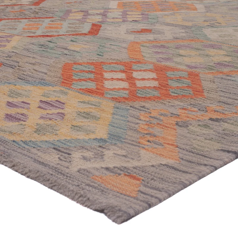 Kelim Maimene Teppich 245x339cm - mehrfarbig