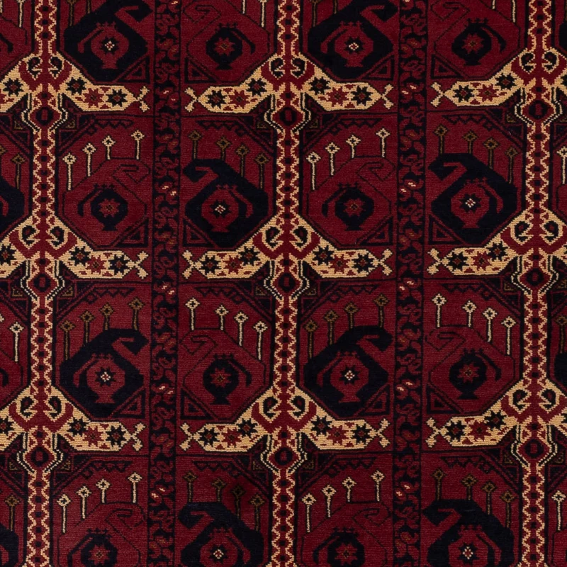 Khal Mohammadi Teppich 163x238cm - Orientteppich - dunkelrot