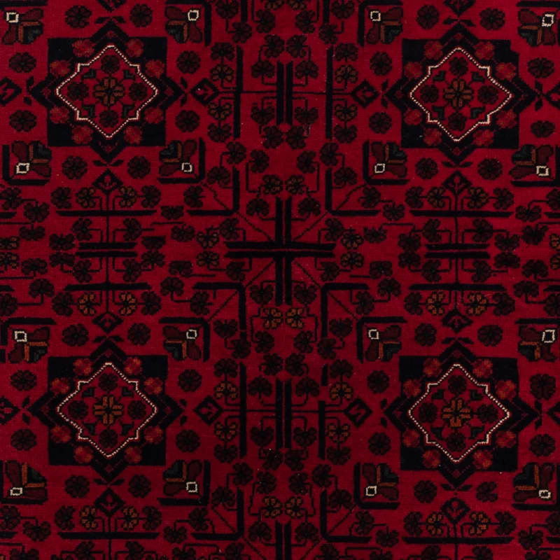 Khal Mohammadi Teppich 163x234cm - Orientteppich - dunkelrot