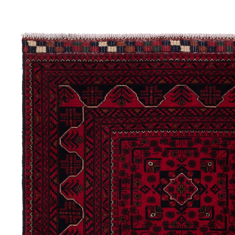 Khal Mohammadi Teppich 163x234cm - Orientteppich - dunkelrot