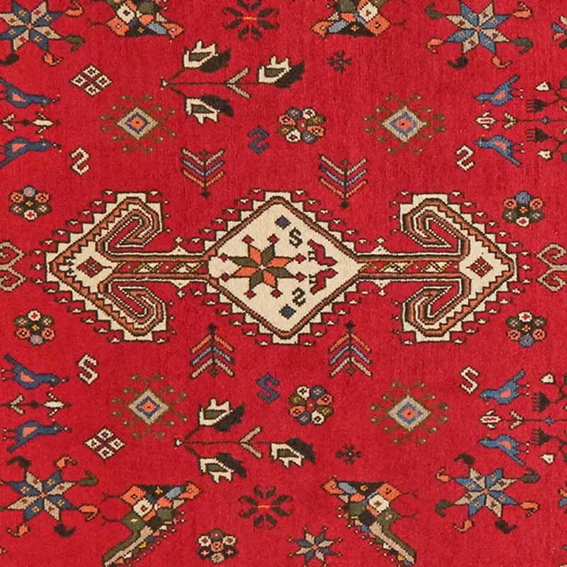 Nasrabad · Handgeknüpft – Rot, 150x100 cm
