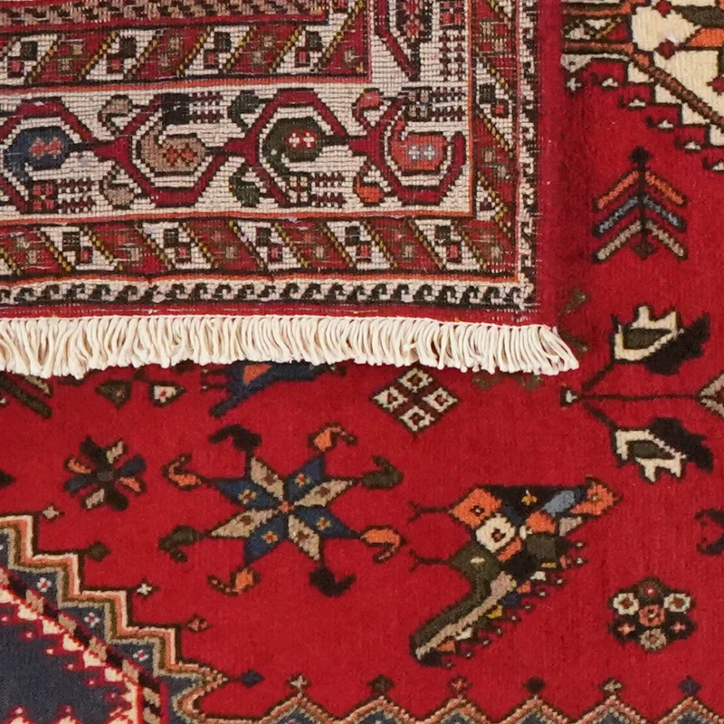Nasrabad · Handgeknüpft – Rot, 150x100 cm