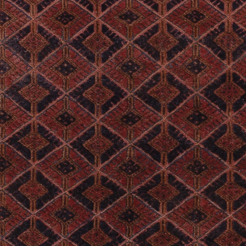 Kelim Afghan Teppich 150x193cm - dunkelrot