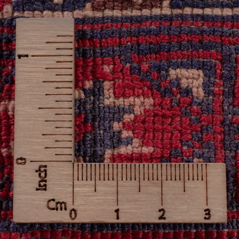 Kelim Afghan Teppich 155x184cm - dunkelrot