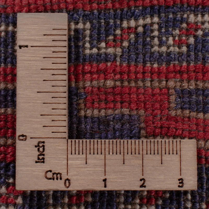 Kelim Afghan Teppich 146x197cm - dunkelrot