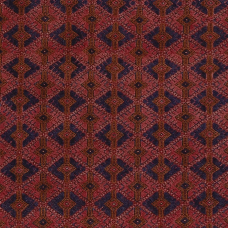 Kelim Afghan Teppich 144x196cm - dunkelrot